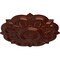 Ekena Millwork Deria Ceiling Medallion (Fits Canopies up to 6"), Hand-Painted Antique Copper, 20 1/4"OD x 1 1/2"P CM20DRACS - alternate 4